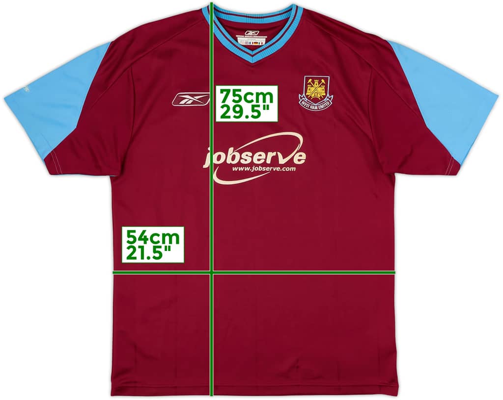 2003-05 West Ham Home Shirt - 9/10 - (M)