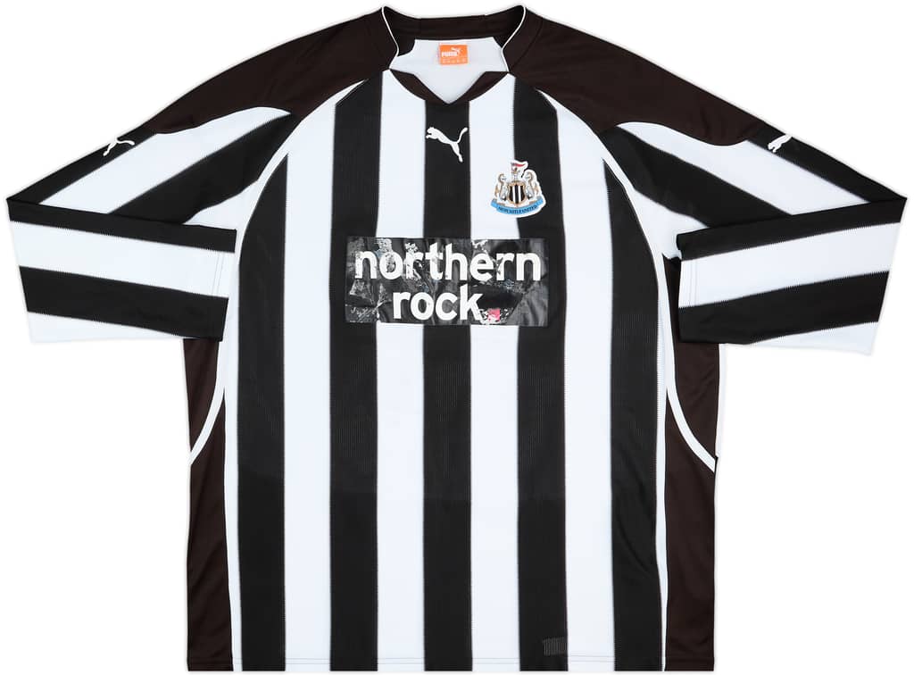2010-11 Newcastle Home L/S Shirt - 5/10 - (3XL)