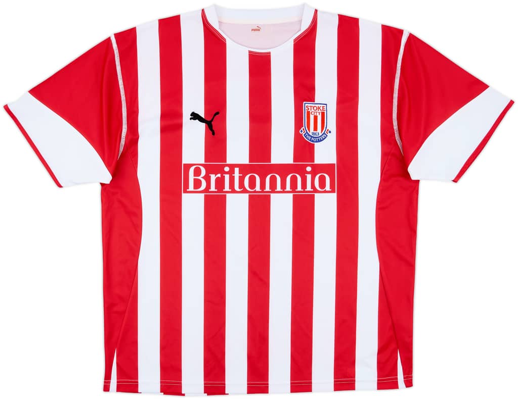 2005-06 Stoke City Home Shirt - 10/10 - (XL)