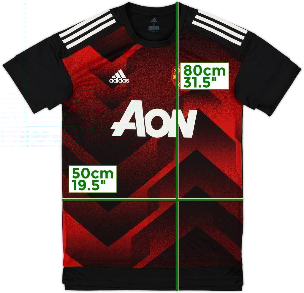 2017-18 Manchester United adidas Training Shirt - 6/10 - (S)
