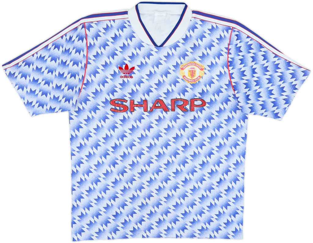 1990-92 Manchester United Away Shirt - 5/10 - (M)