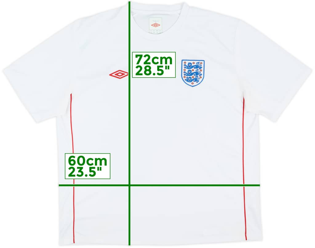 2010-11 England Umbro Training Shirt - 8/10 - (XXL)