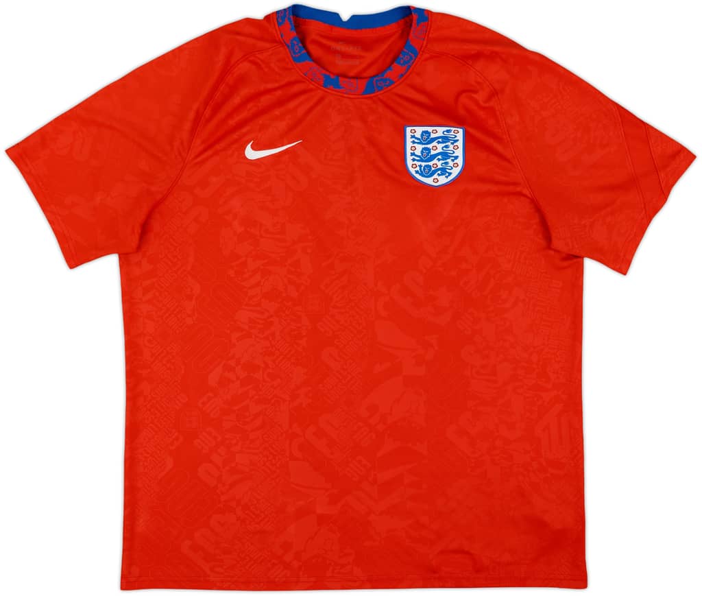 2020-21 England Nike Training Shirt - 6/10 - (XL)