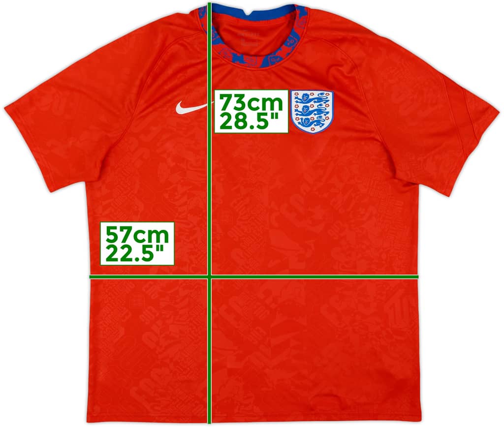 2020-21 England Nike Training Shirt - 6/10 - (XL)
