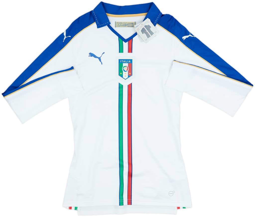 2016-17 Italy Player Issue Away L/S Shirt (ACTV Fit) (M)