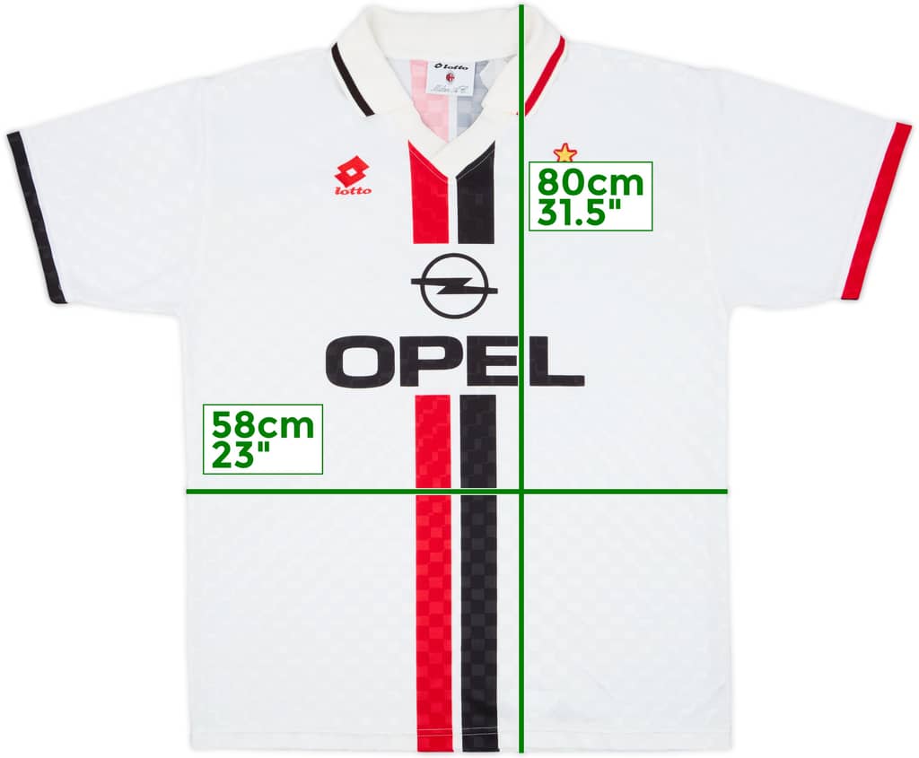 1996-97 AC Milan Away Shirt - 9/10 - (XL)