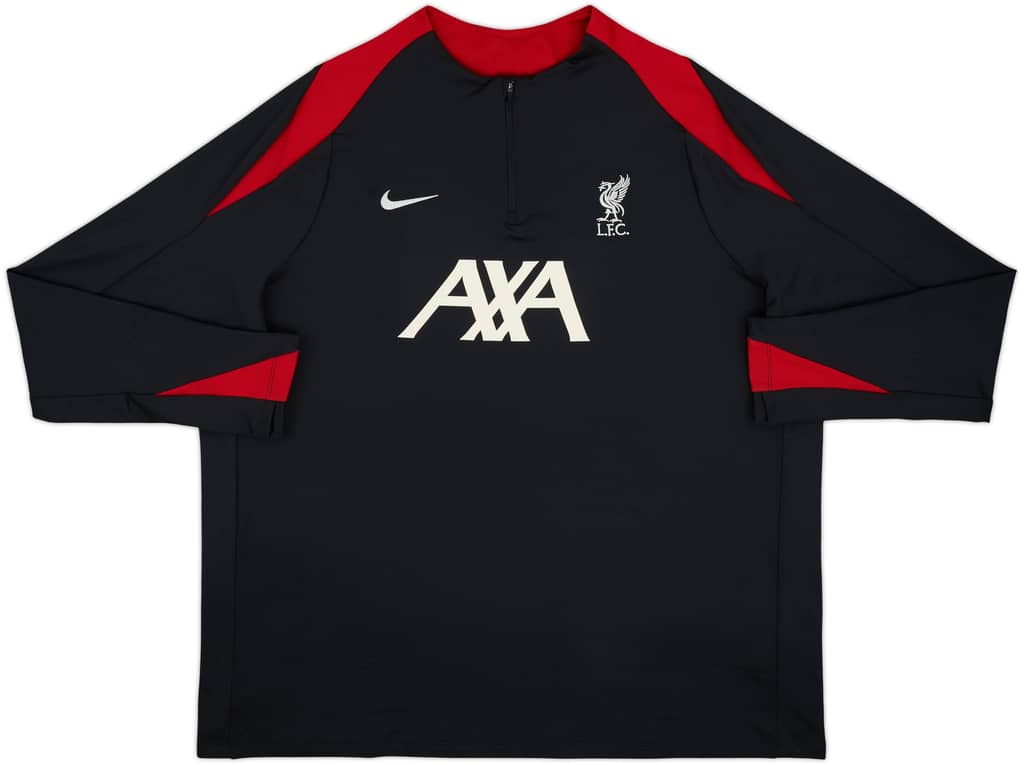 2024-25 Liverpool Nike 1/4 Zip Training Top - 7/10 - (3XL)