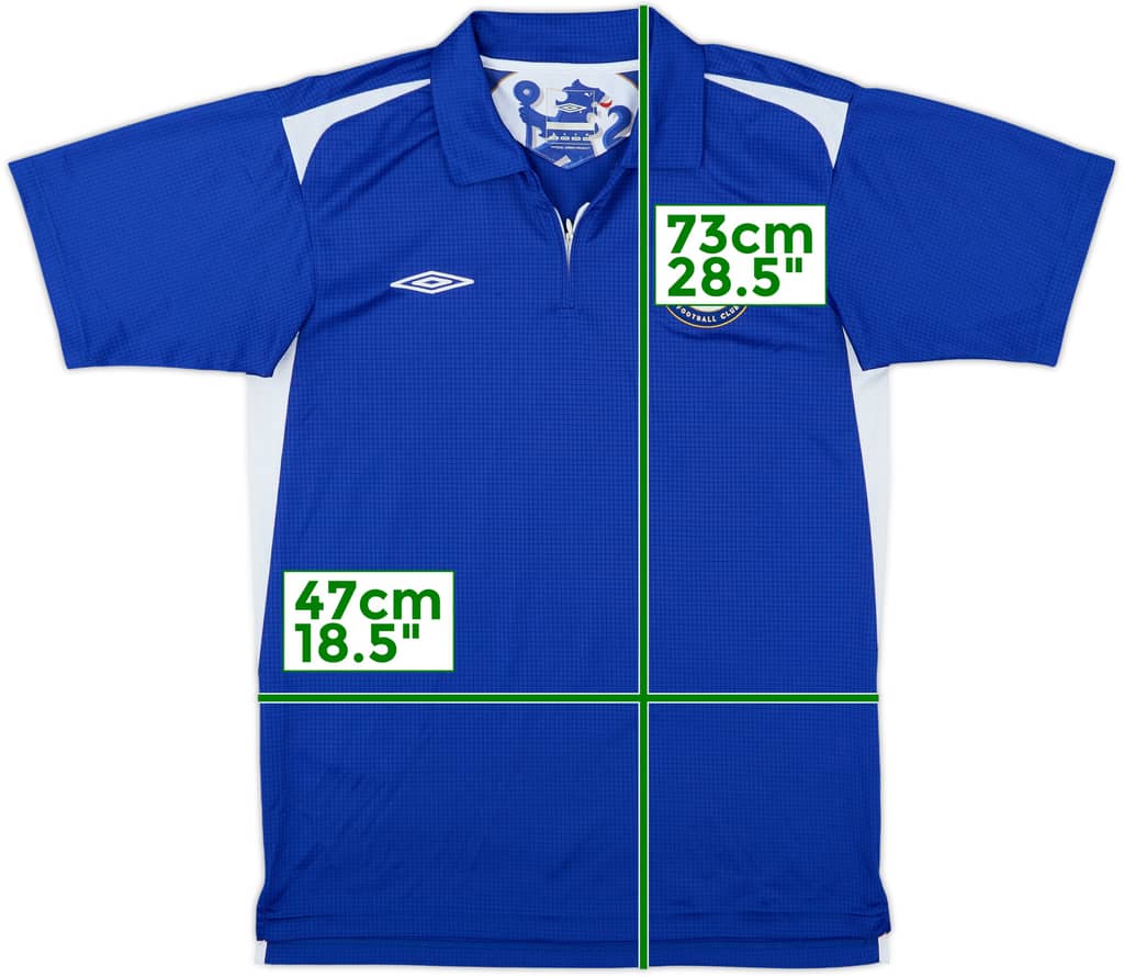 2005-06 Chelsea Umbro 1/4 Zip Polo Shirt - 8/10 - (S)