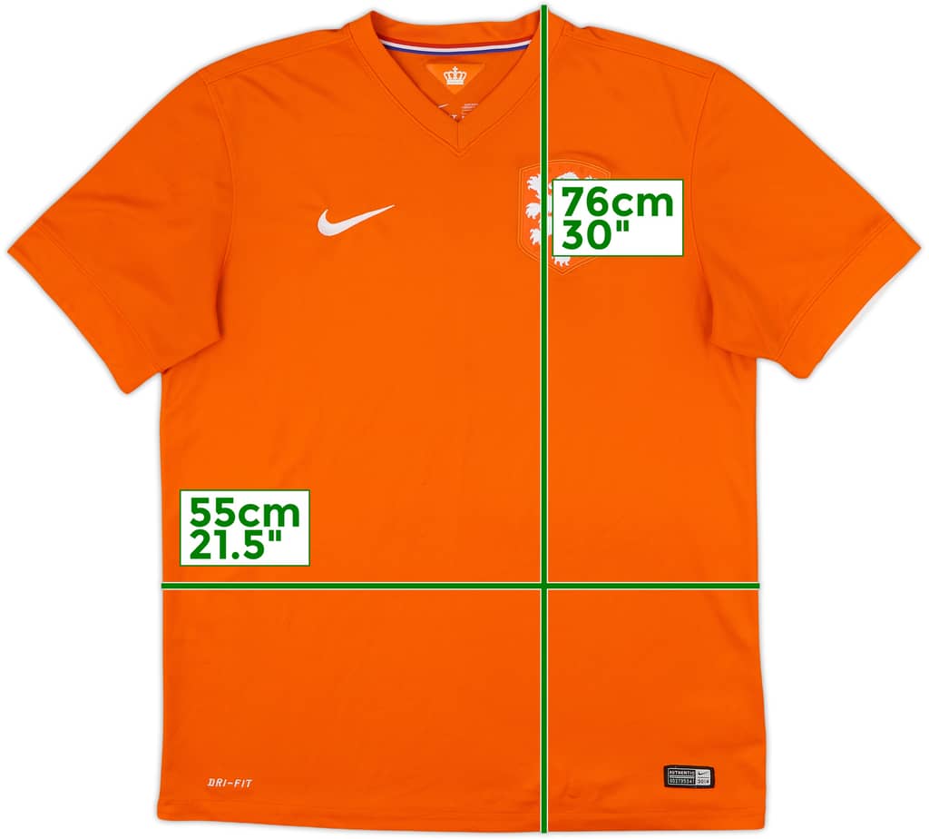 2014-15 Netherlands Home Shirt - 8/10 - (L)