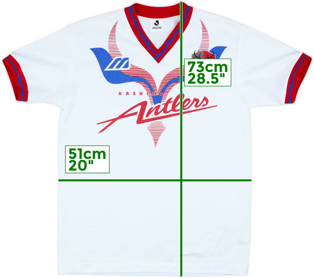 1993 Kashima Antlers Mizuno Training Shirt - 9/10 - (M/L)