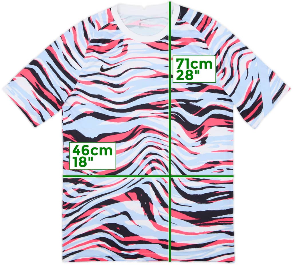 2020-21 South Korea Nike Pre-Match Training Shirt - 10/10 - (L)