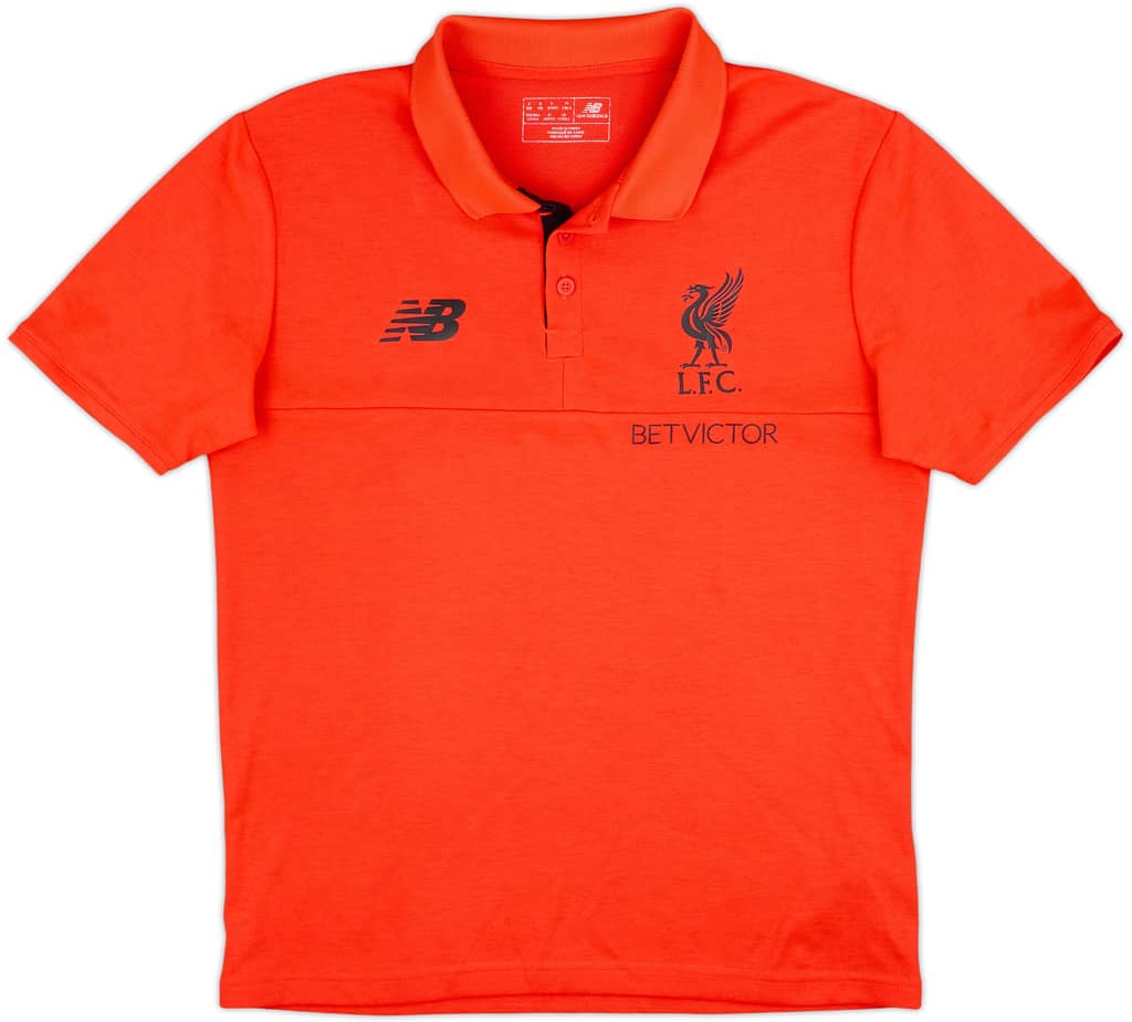 2016-17 Liverpool New Balance Polo Shirt - 7/10 - (S)