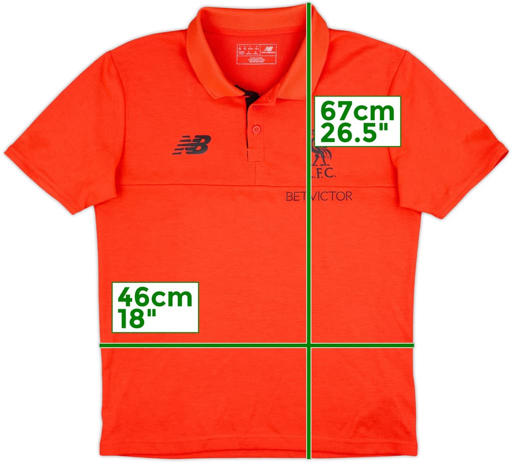 2016-17 Liverpool New Balance Polo Shirt - 7/10 - (S)