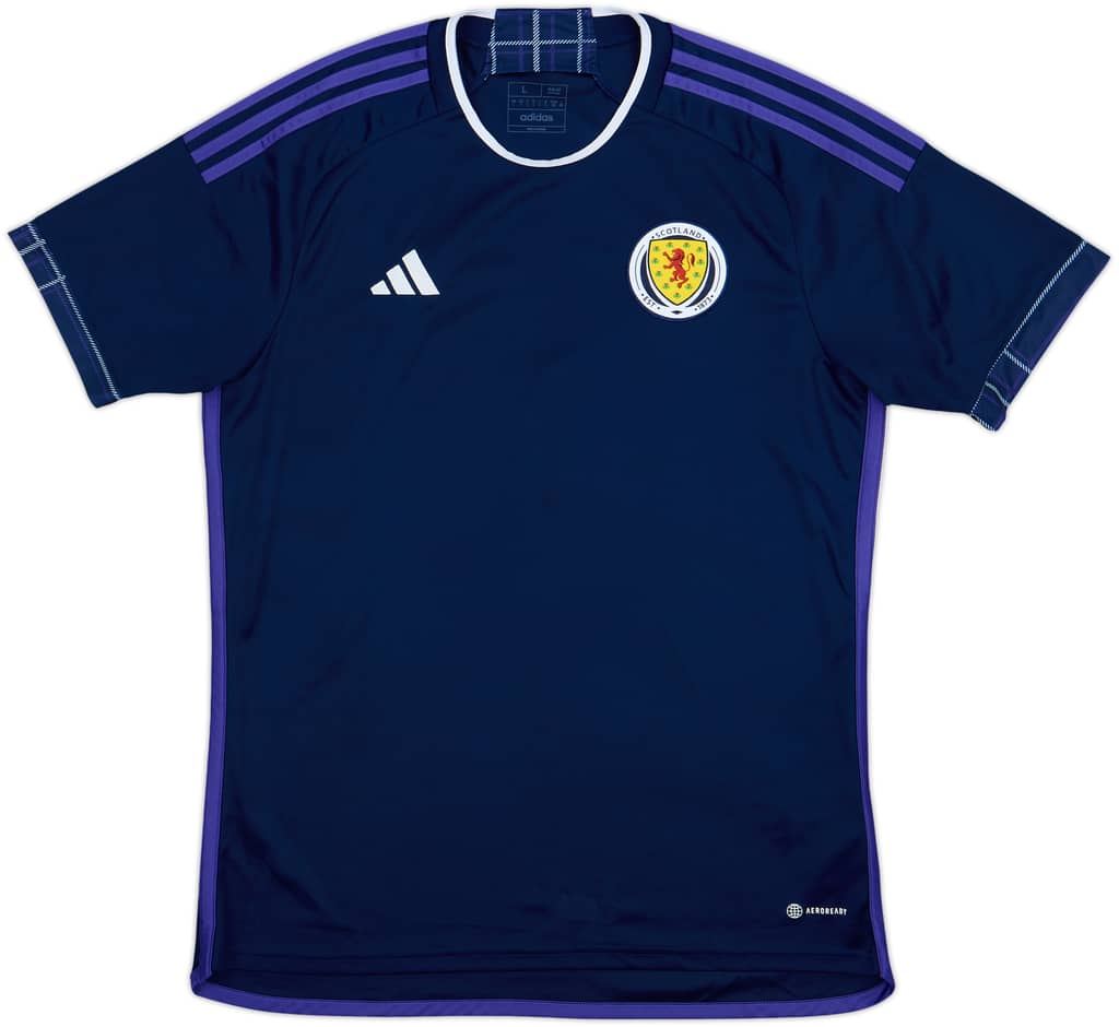 2022-23 Scotland Home Shirt - 10/10 - (L)
