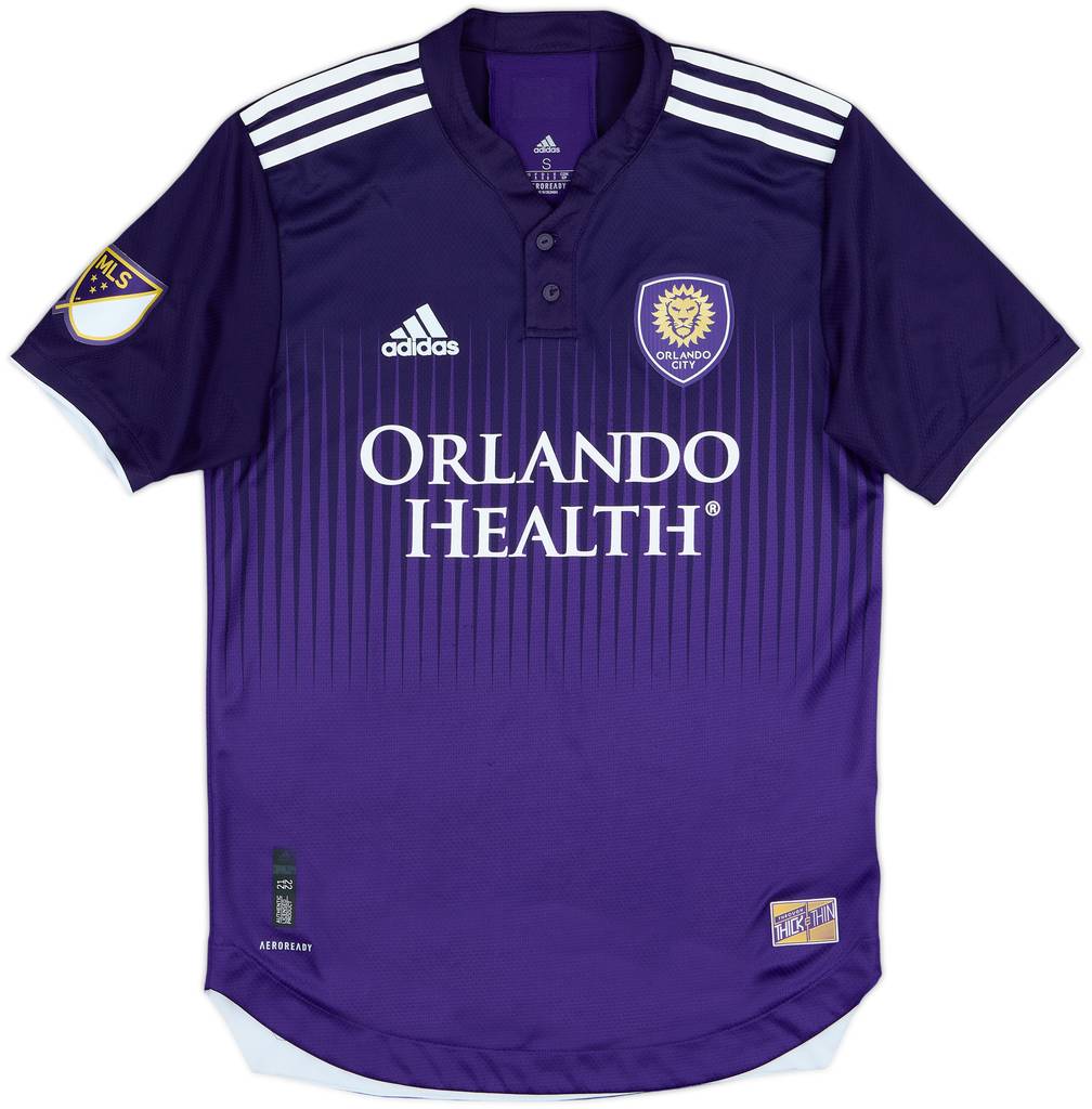 2021-22 Orlando City Authentic Home Shirt - 9/10 - (S)