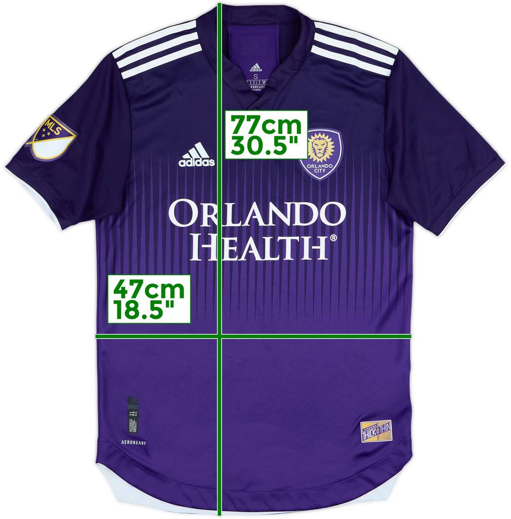2021-22 Orlando City Authentic Home Shirt - 9/10 - (S)
