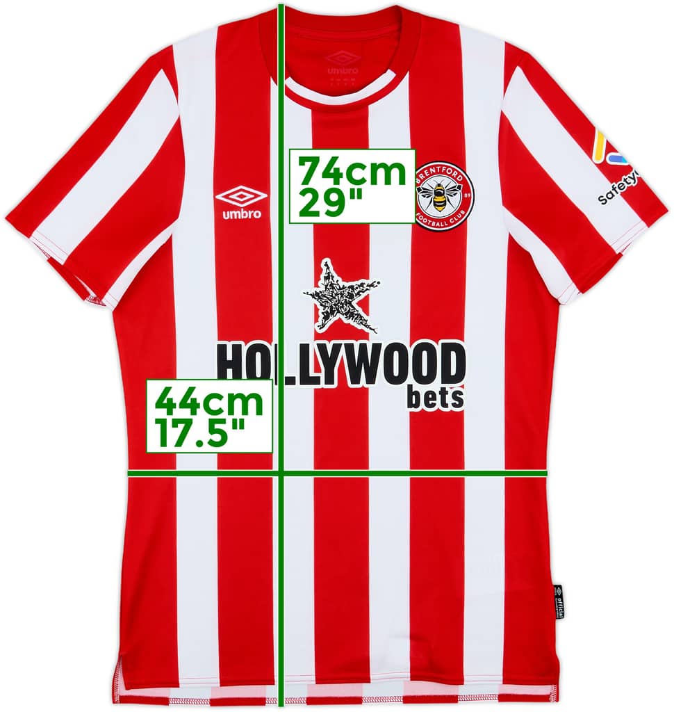 2022-23 Brentford Home Shirt - 8/10 - (S)