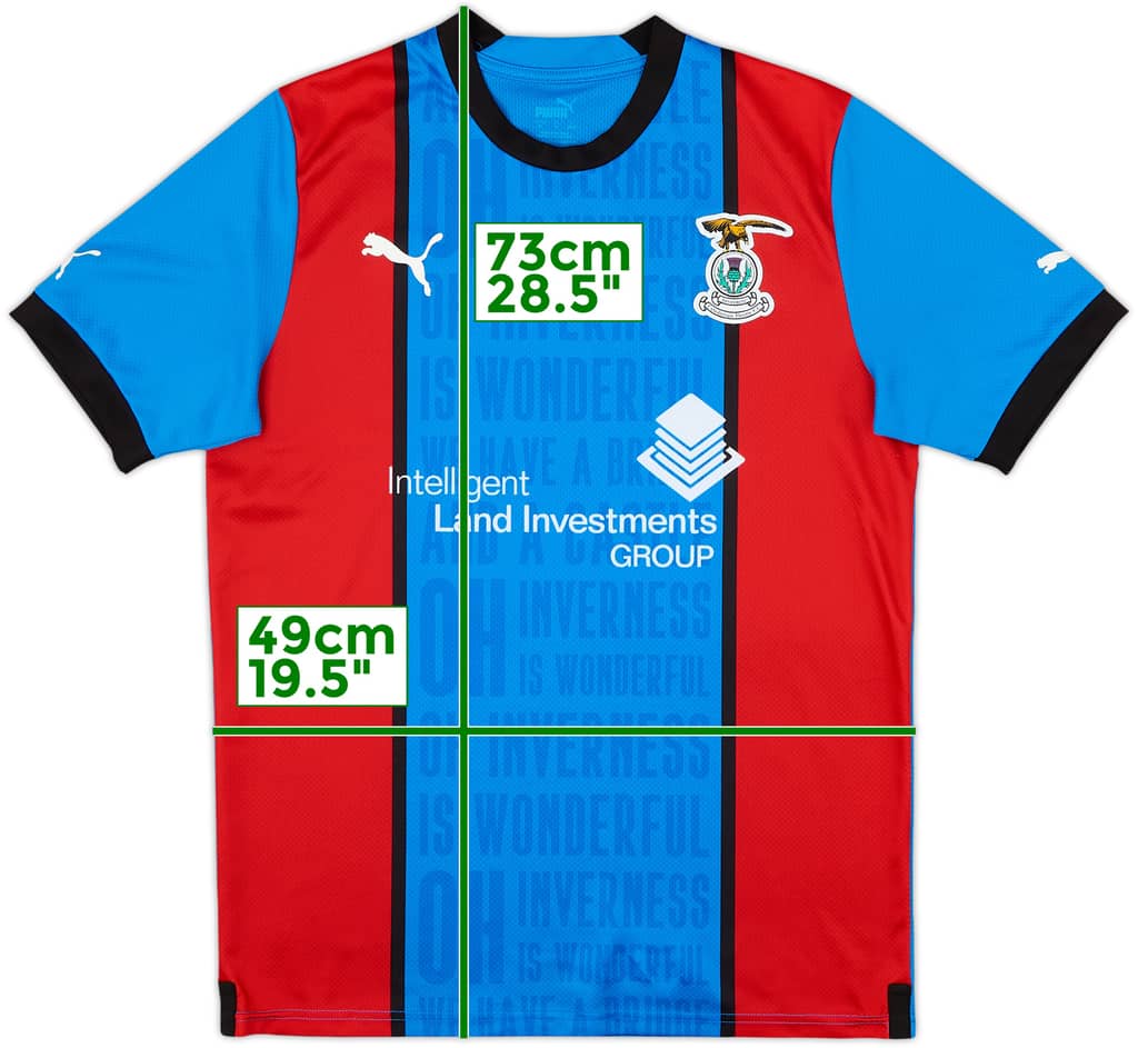 2022-23 Inverness Caledonian Thistle Home Shirt - 10/10 - (M)