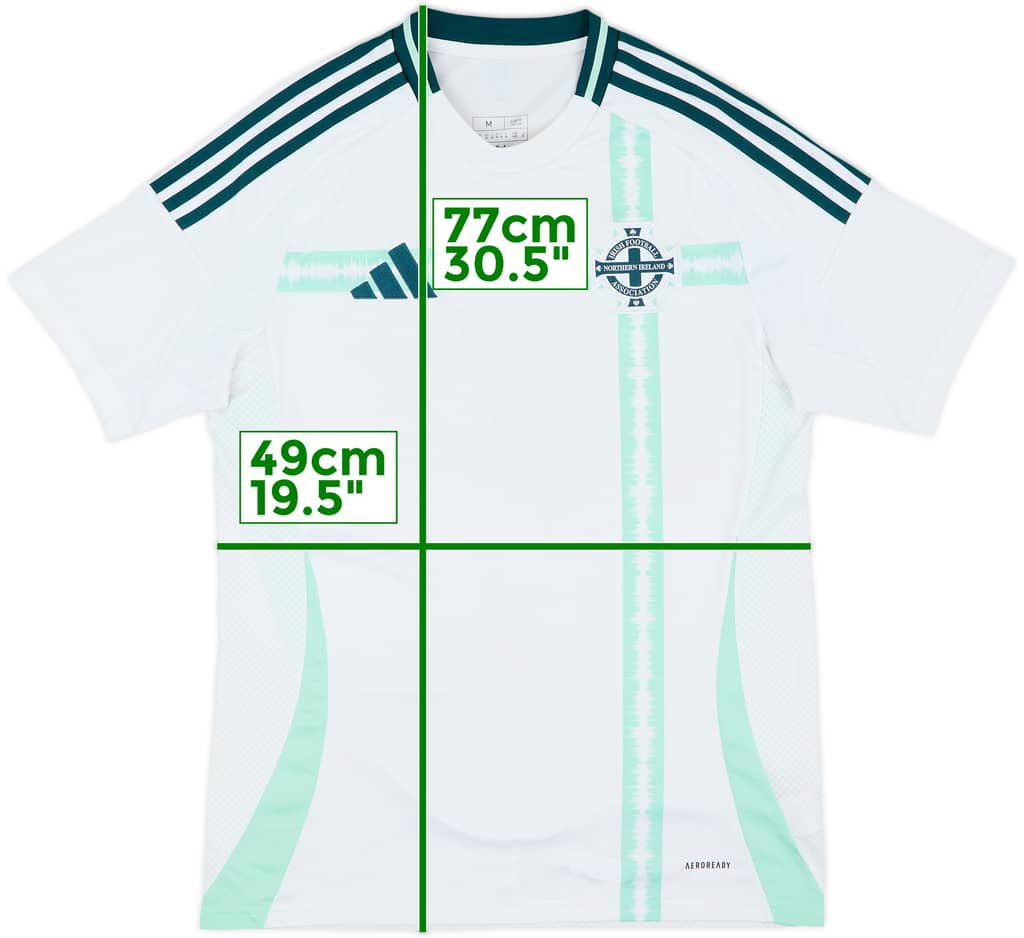 2024-25 Northern Ireland Away Shirt - 8/10 - (M)