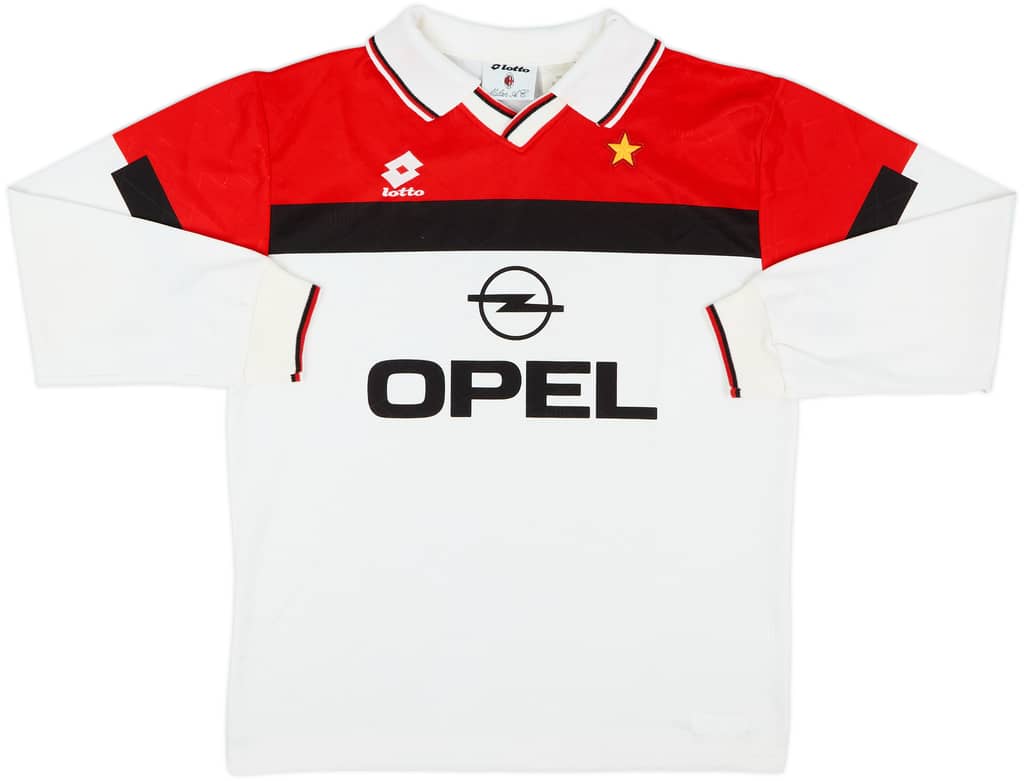 1994-95 AC Milan Away L/S Shirt - 5/10 - (L)