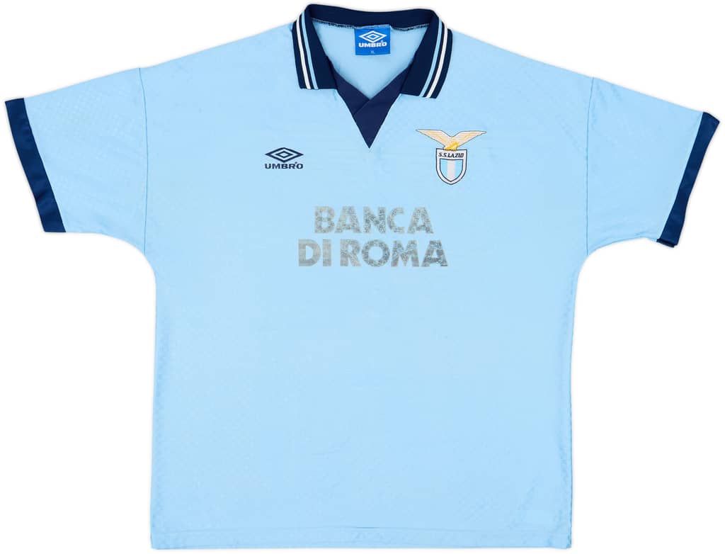 1995-96 Lazio Home Shirt - 5/10 - (XL)