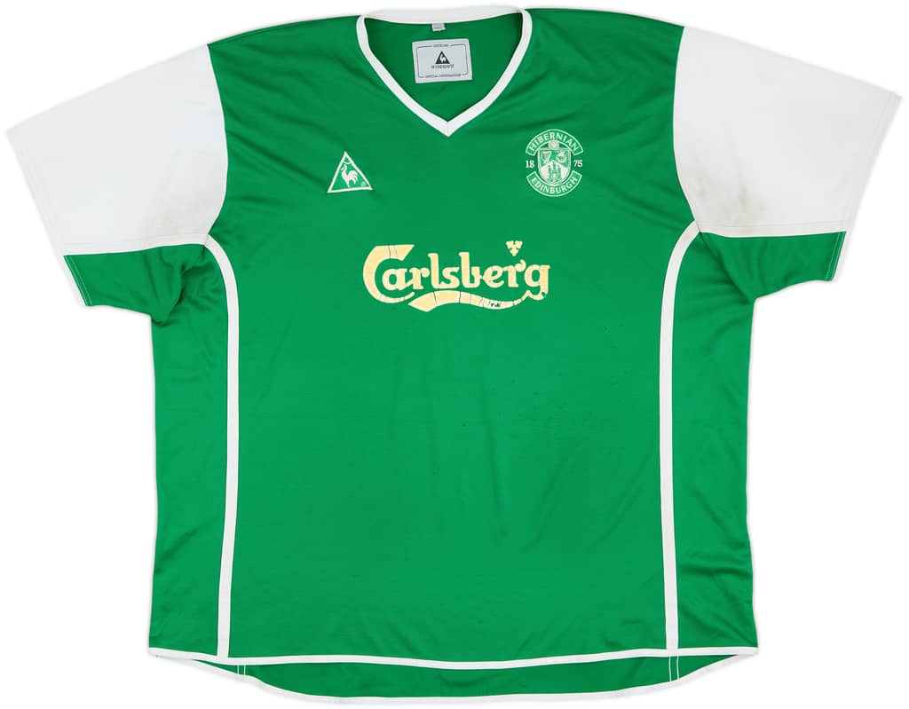 2002-03 Hibernian Home Shirt - 4/10 - (XXL)