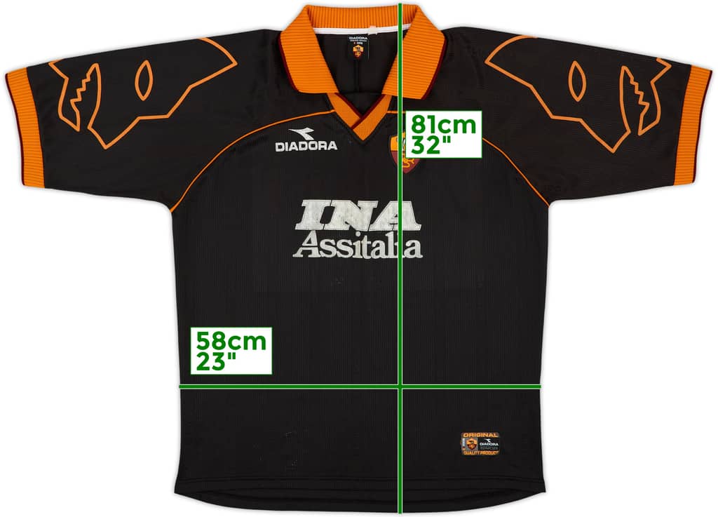 1999-00 Roma Third Shirt - 6/10 - (XXL)