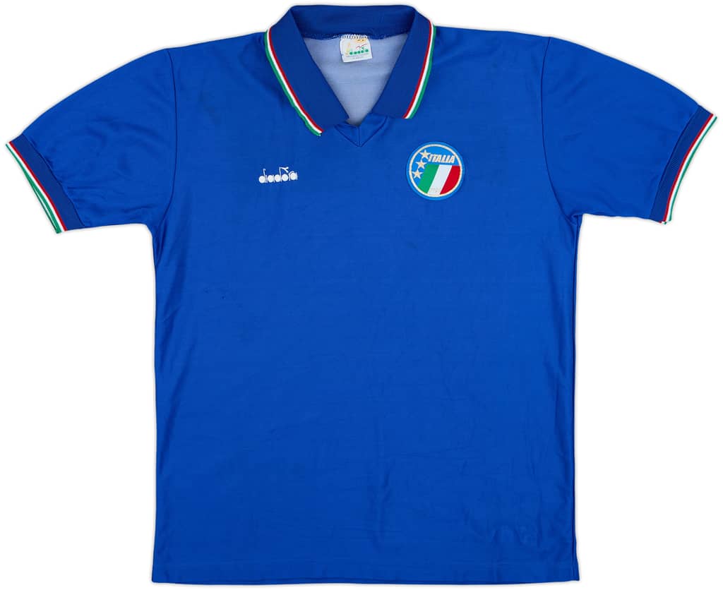 1986-91 Italy Home Shirt - 8/10 - (L)