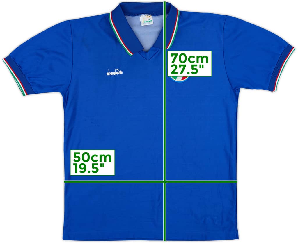 1986-91 Italy Home Shirt - 8/10 - (L)
