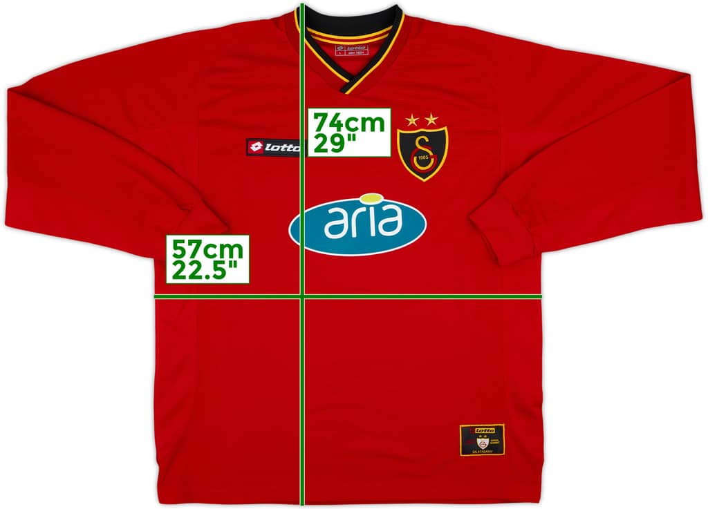 2001-02 Galatasaray Third L/S Shirt - 8/10 - (L)