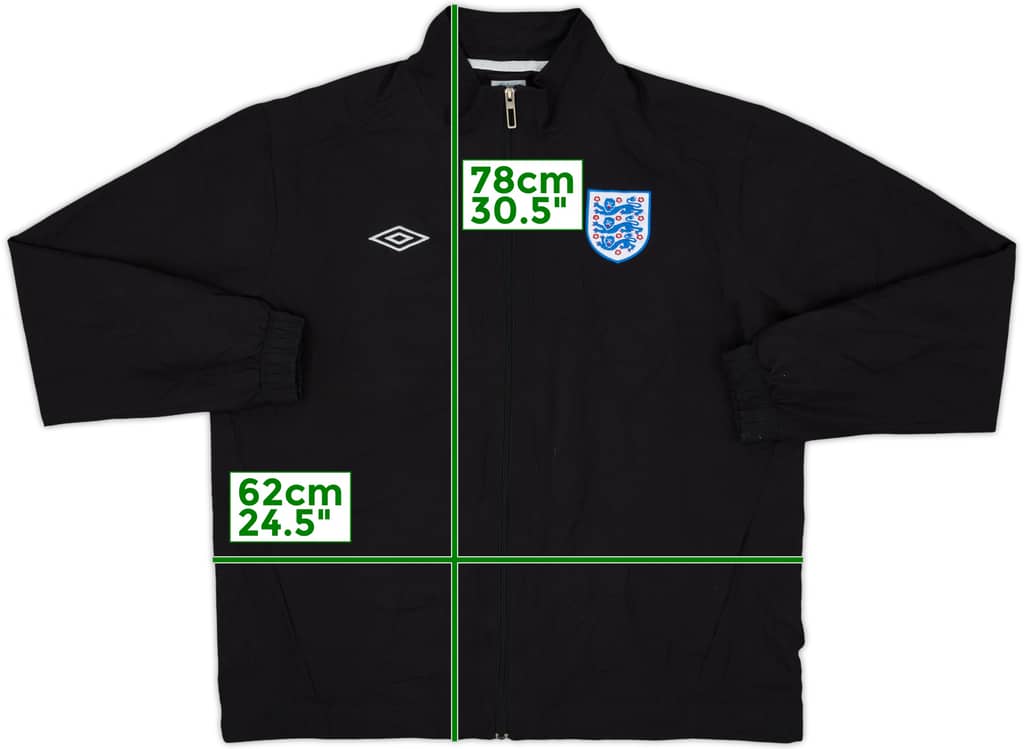 2009-10 England Umbro Track Jacket - 10/10 - (XL)