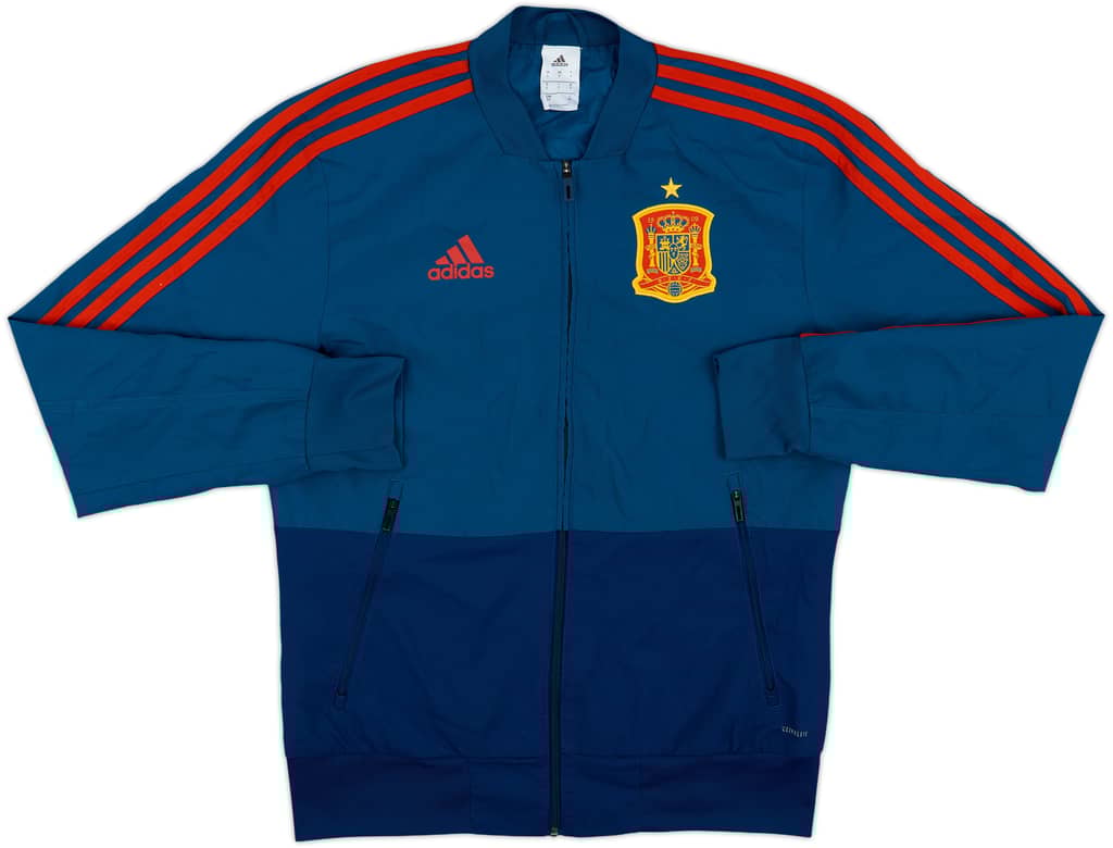 2017-18 Spain adidas Track Jacket - 8/10 - (S)