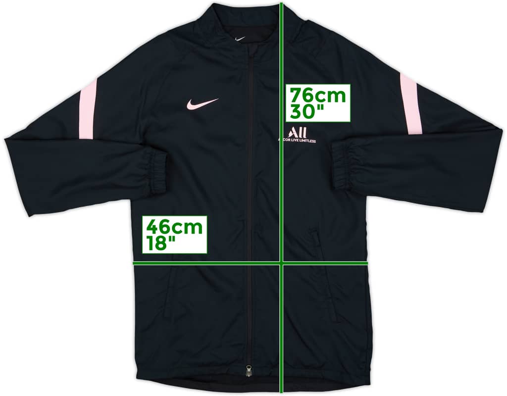 2021-22 Paris Saint-Germain Nike Track Jacket - 10/10 - (S)