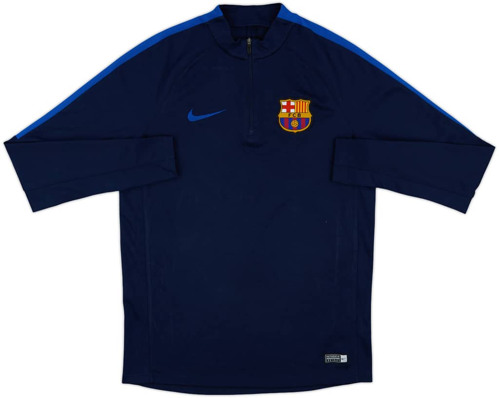 2016-17 Barcelona Nike 1/4 Zip Drill Top - 8/10 - (M)