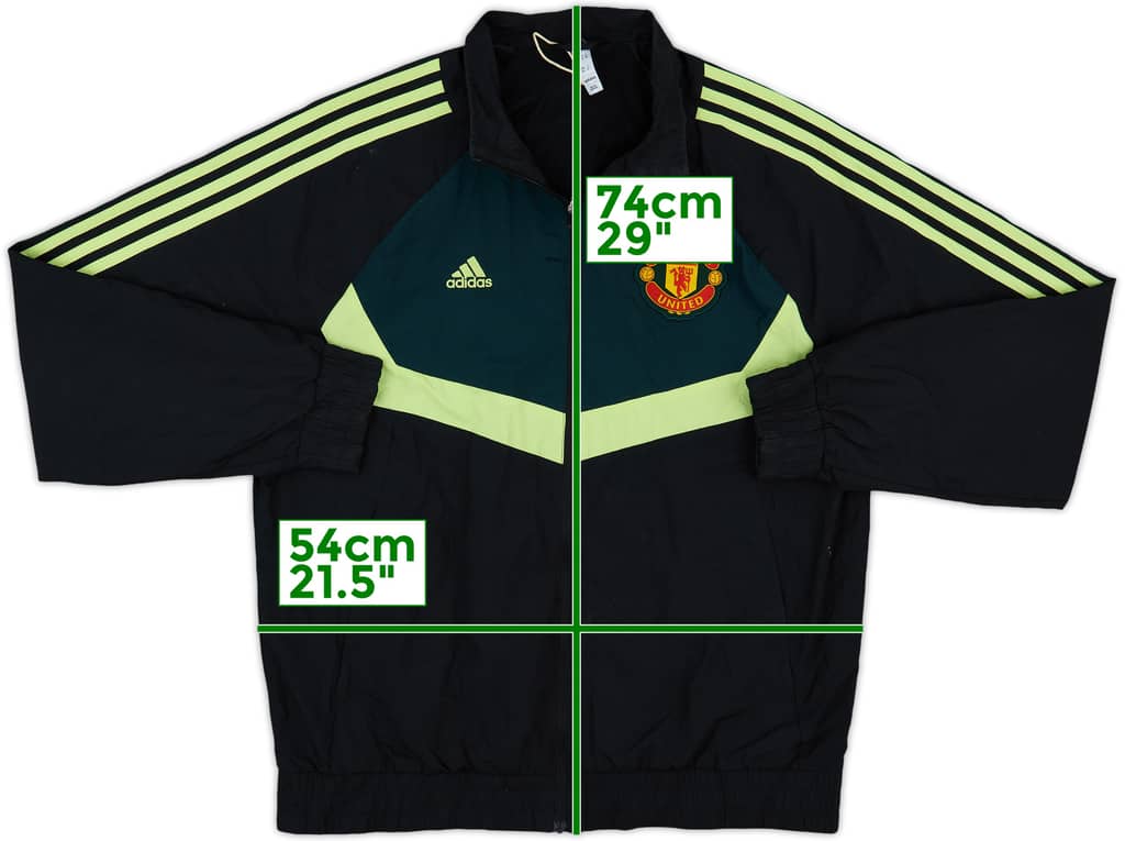 2023-24 Manchester United adidas Track Jacket - 10/10 - (M)
