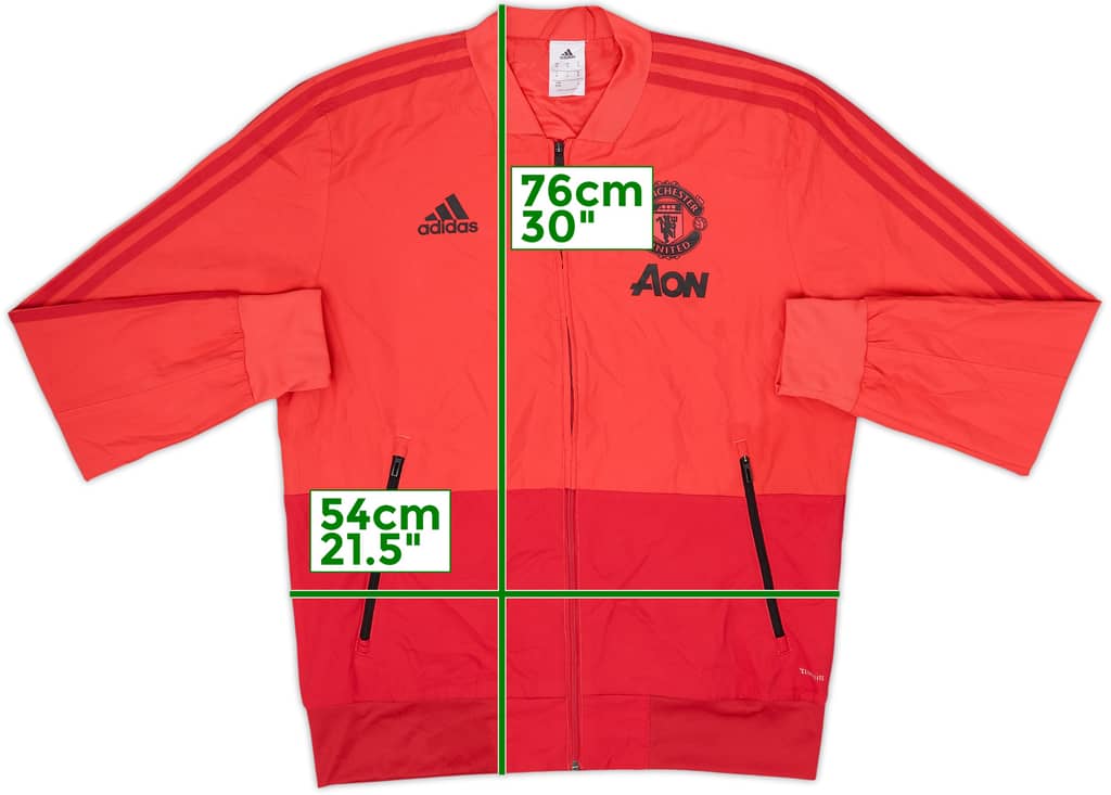 2018-19 Manchester United adidas Track Jacket - 10/10 - (M)