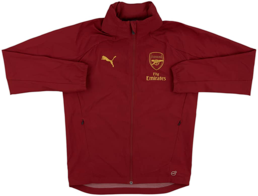 2017-18 Arsenal Puma Hooded Rain Jacket - 8/10 - (S)