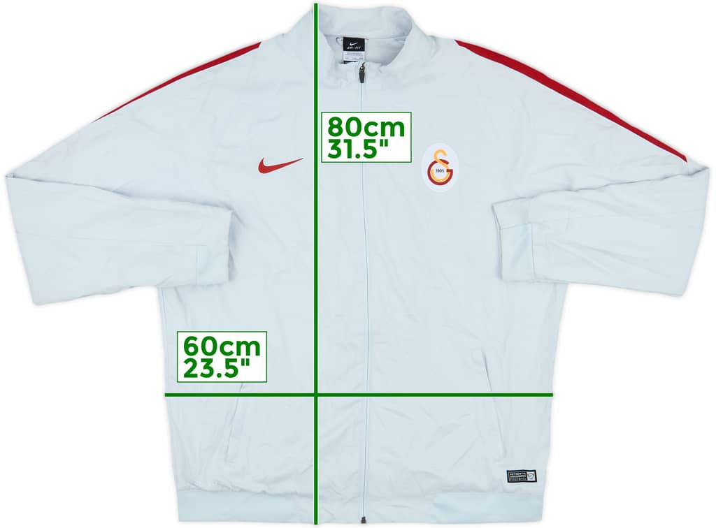 2015-16 Galatasaray Nike Track Jacket - 8/10 - (XXL)