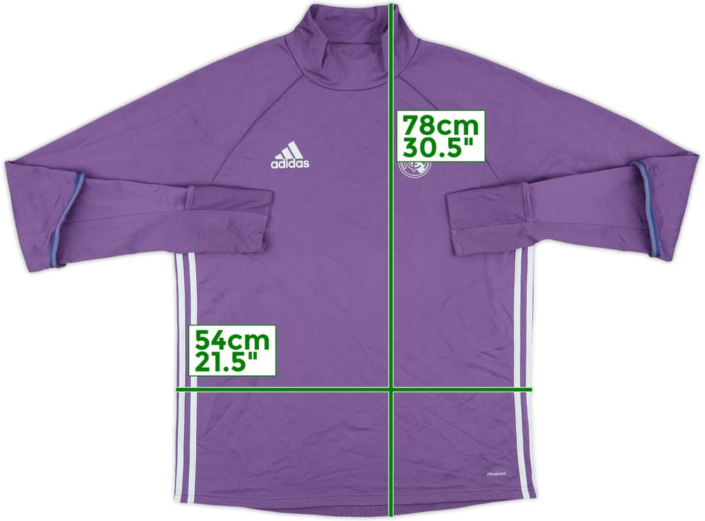 2016-17 Real Madrid adidas Drill Top - 8/10 - (L)