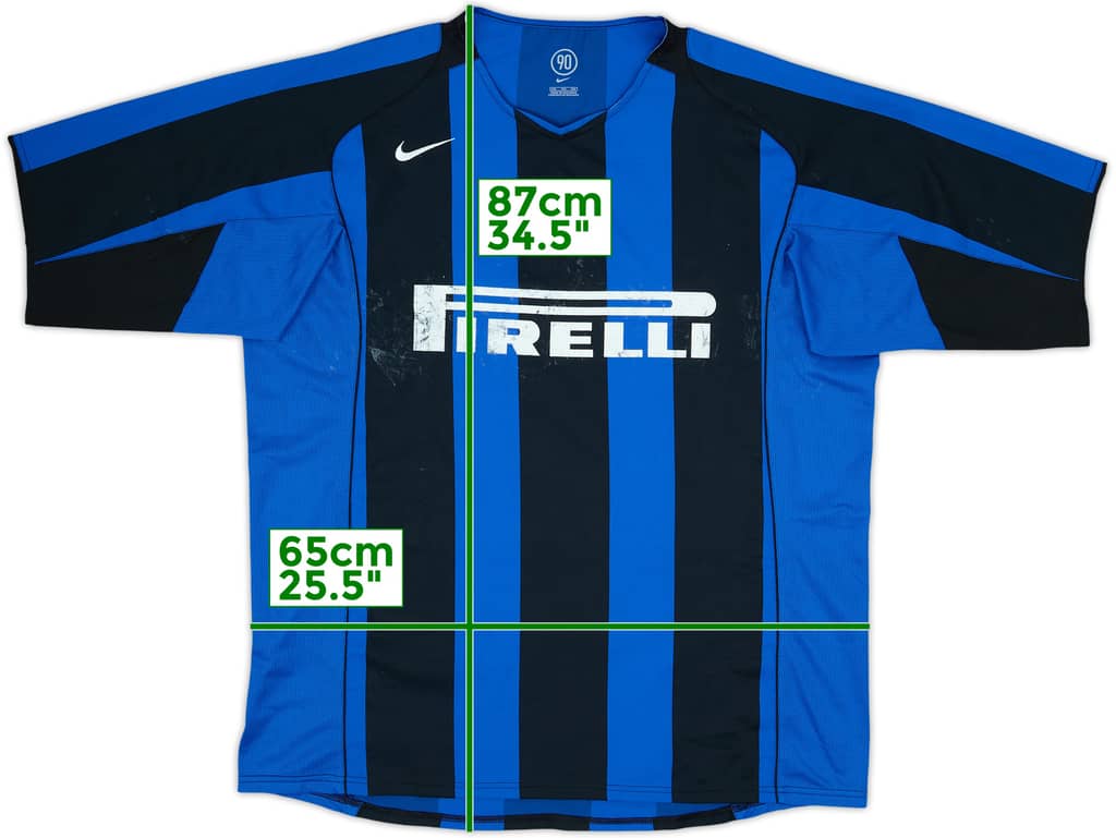 2004-05 Inter Milan Home Shirt - 5/10 - (XXL)