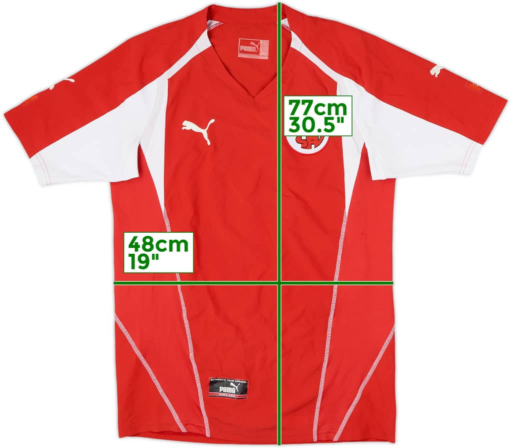 2004-06 Switzerland Home Shirt - 5/10 - (S)