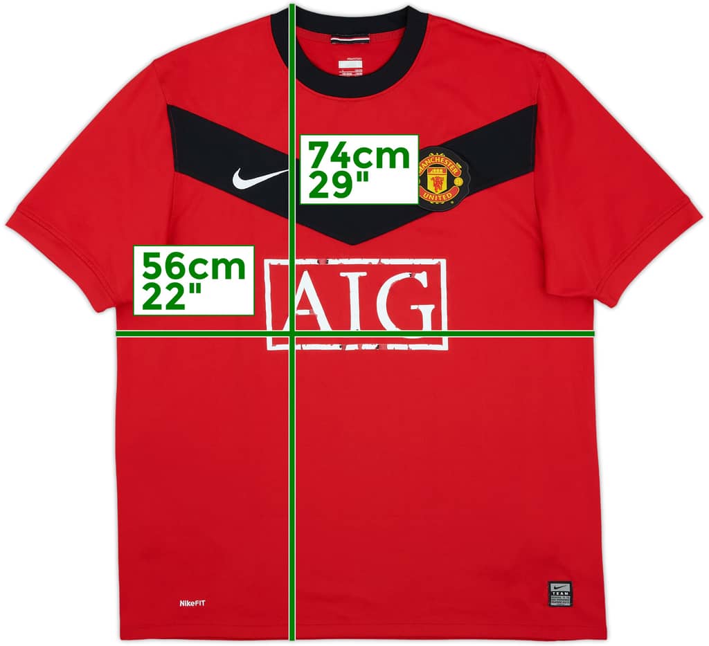 2009-10 Manchester United Home Shirt - 4/10 - (L)