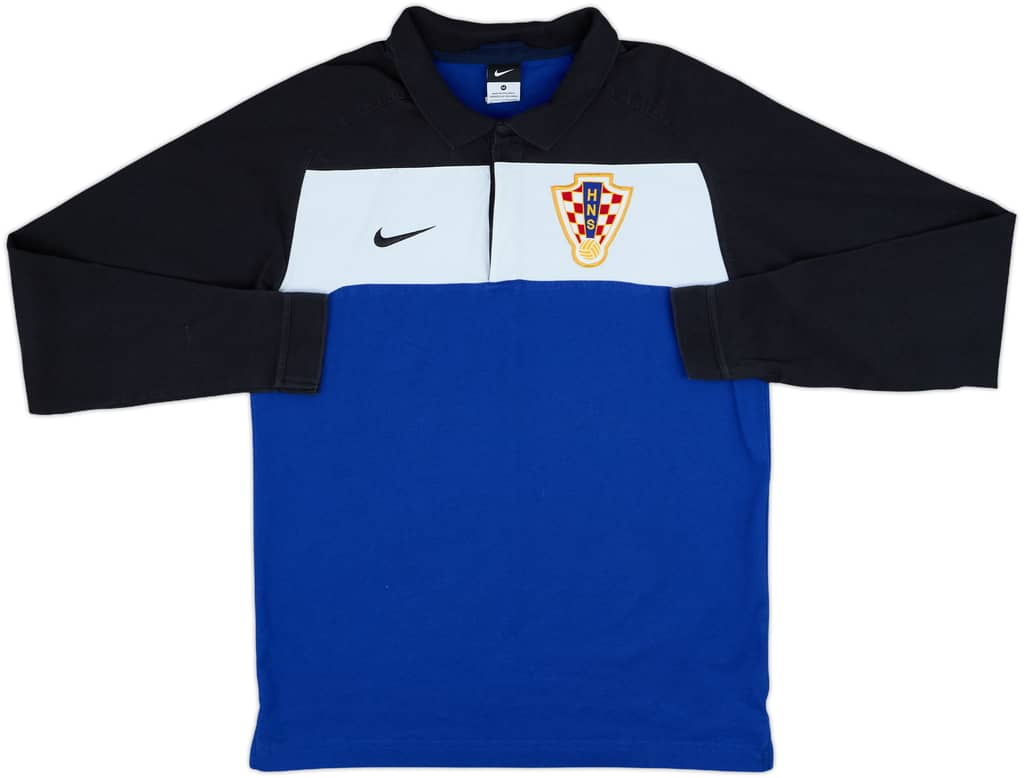 2010-11 Croatia Nike Rugby Polo Shirt - 8/10 - (M)