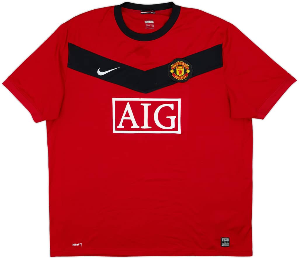 2009-10 Manchester United Home Shirt - 5/10 - (XXL)