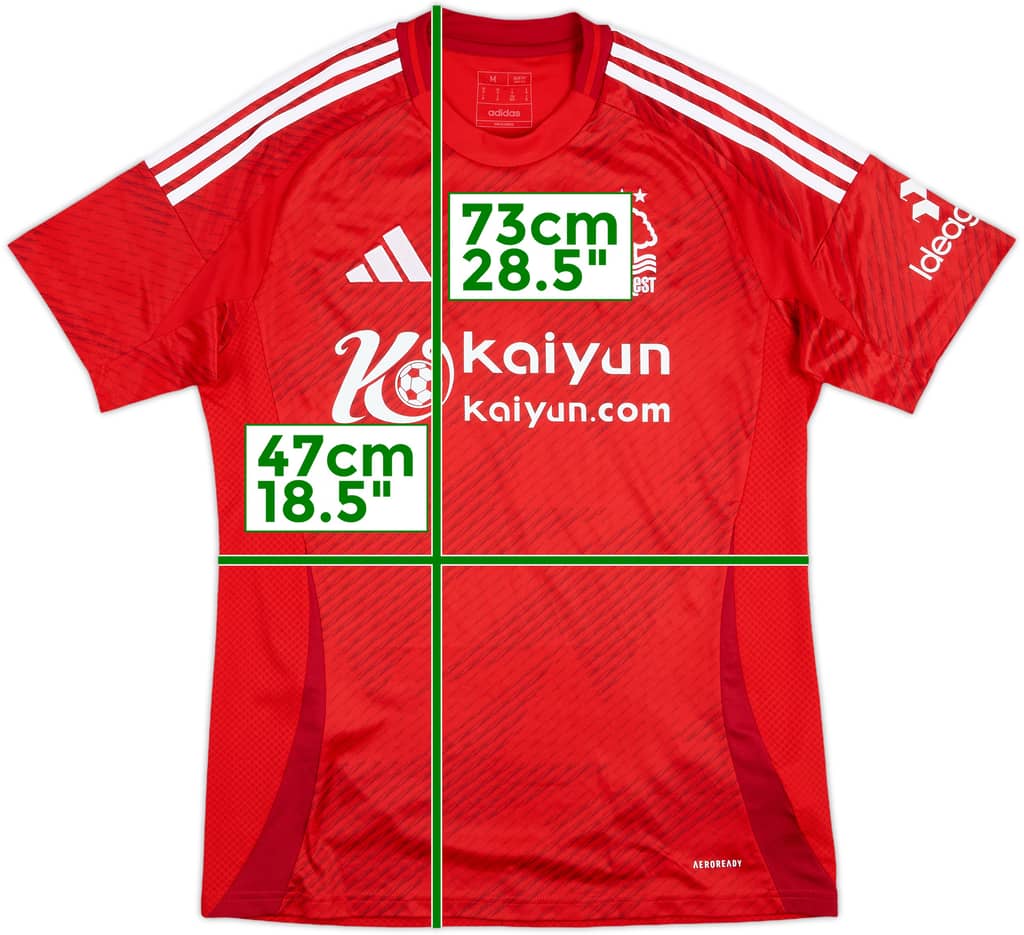 2024-25 Nottingham Forest Home Shirt - 8/10 - (M)