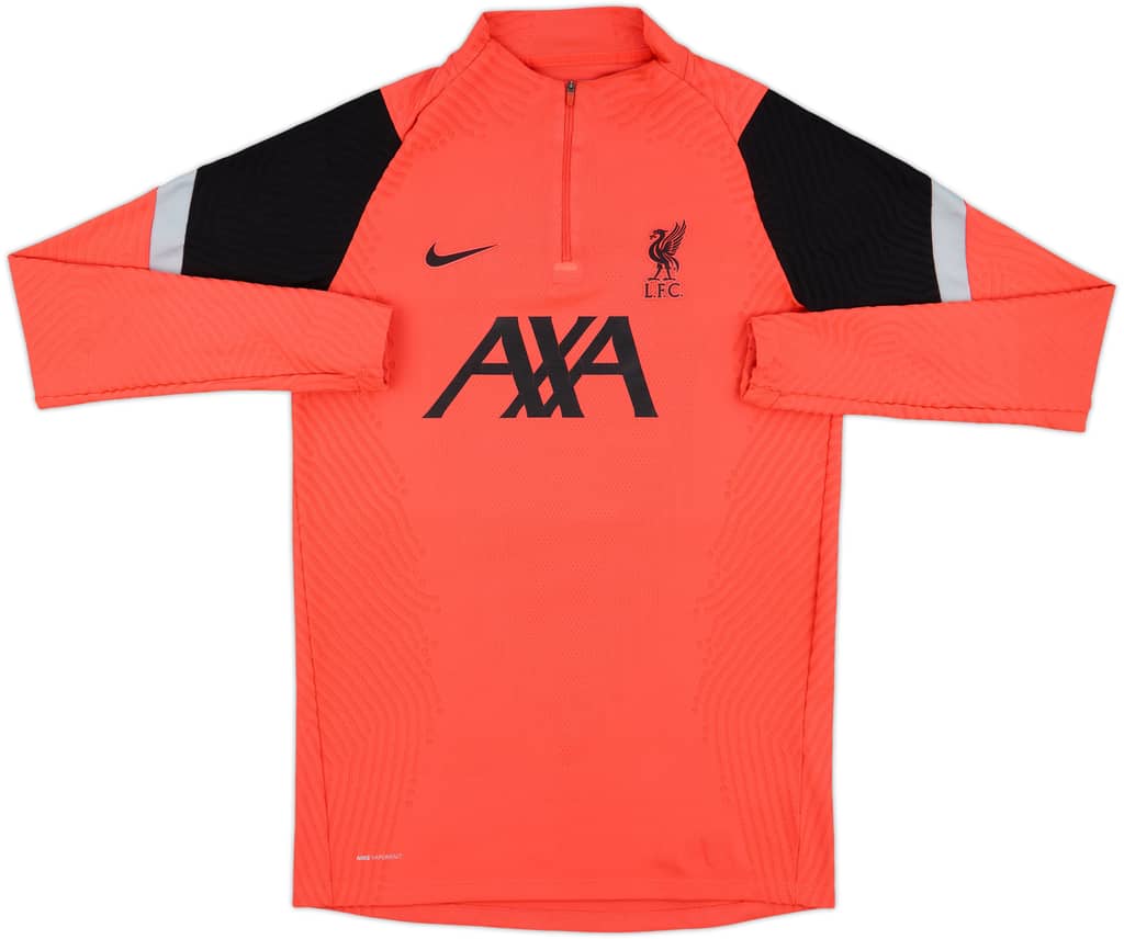 2020-21 Liverpool Nike Vaporknit 1/4 Zip Drill Top - 6/10 - (M)