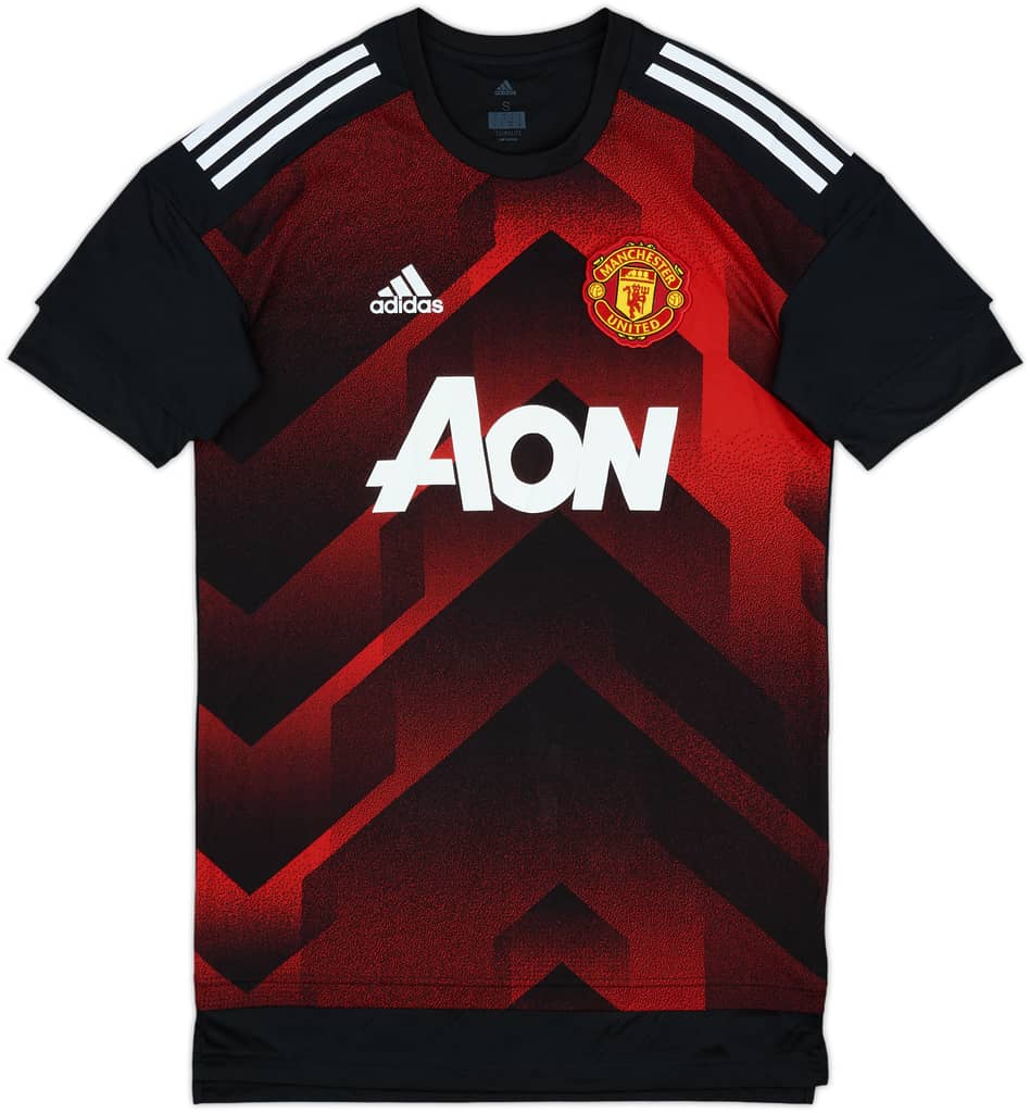2017-18 Manchester United adidas Training Shirt - 9/10 - (S)