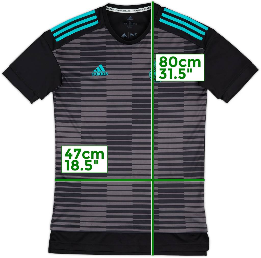 2017-18 Real Madrid adidas Training Shirt - 8/10 - (S)