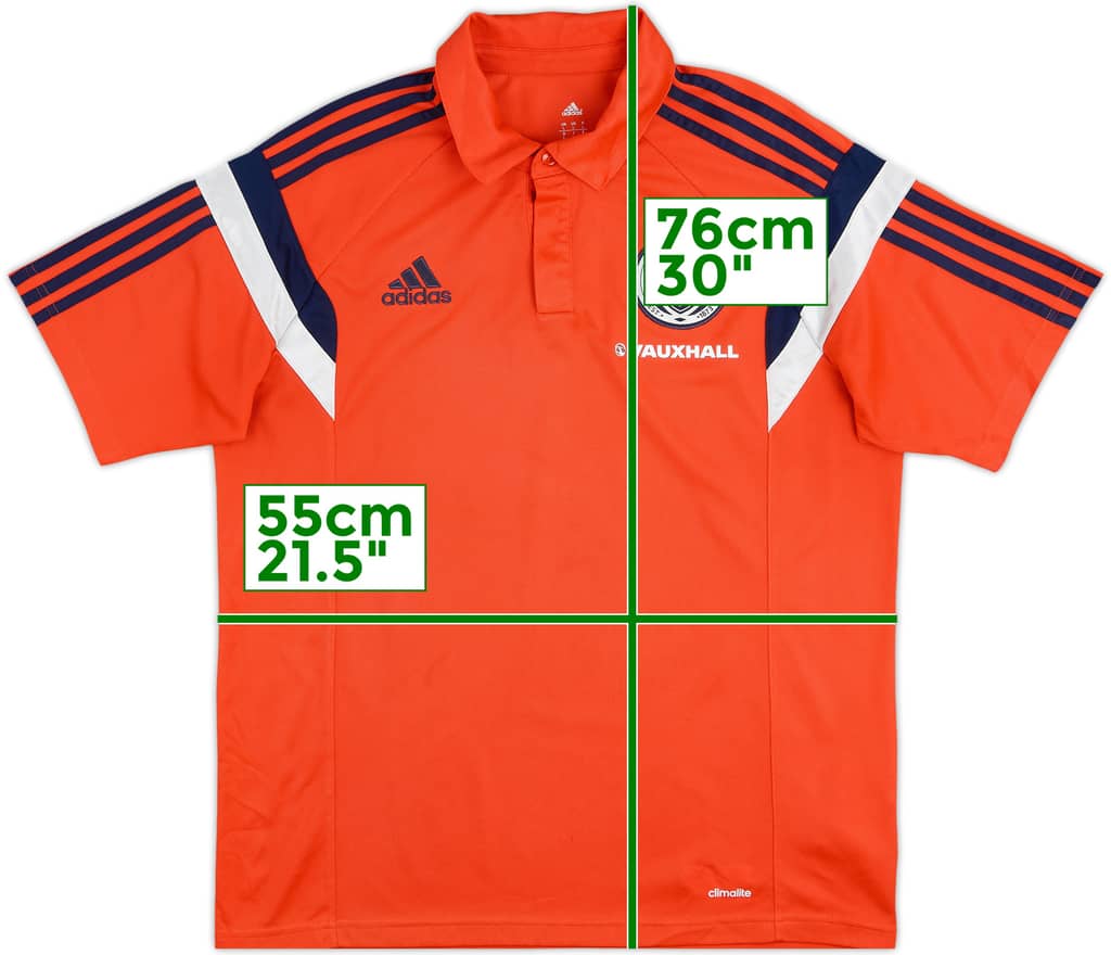 2014-15 Scotland adidas Polo Shirt - 6/10 - (L)
