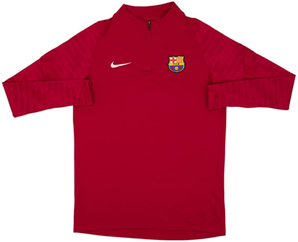 2021-22 Barcelona Nike 1/4 Zip Drill Top - 8/10 - (M)